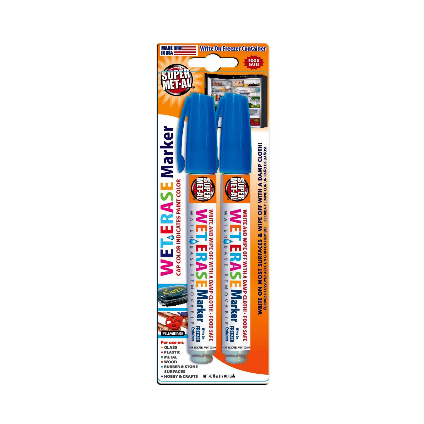 Ultra Fine Tip Wet Erase Markers 12 Colors