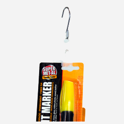 Pump Action Oil-Based Fiber Tip Paint Markers - 12 Piece Clip Strip