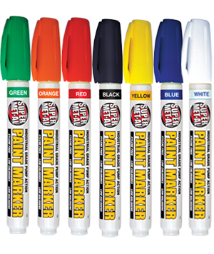 Solid Paint Markers - ½” tip (DS-417) - Dealers Supply Company