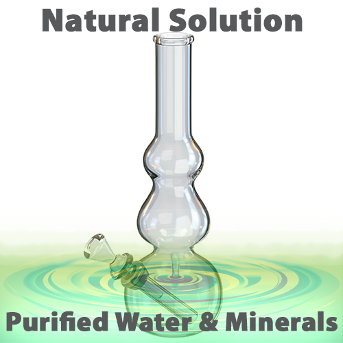 Puff BONG Life Water Natural Solution Purified Water and Minerals