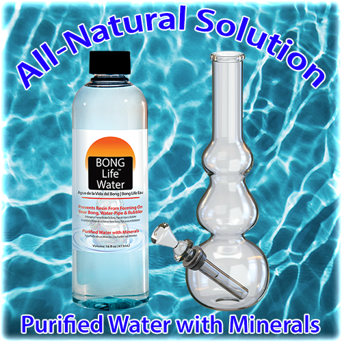Bong Life Water, All-Natural Solution Purified Water with Minerals