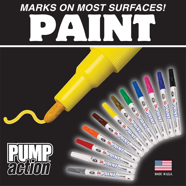 Super MET-AL Jumbo Pump Action Oil Markers- SKM Products