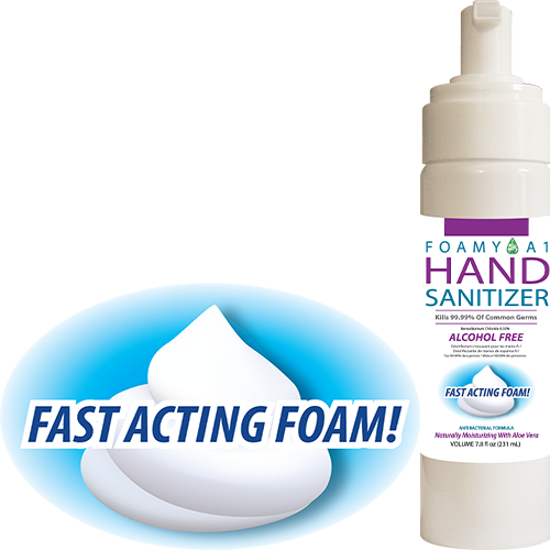 Foamy A1 Hand Sanitizer Fast Acting Foam