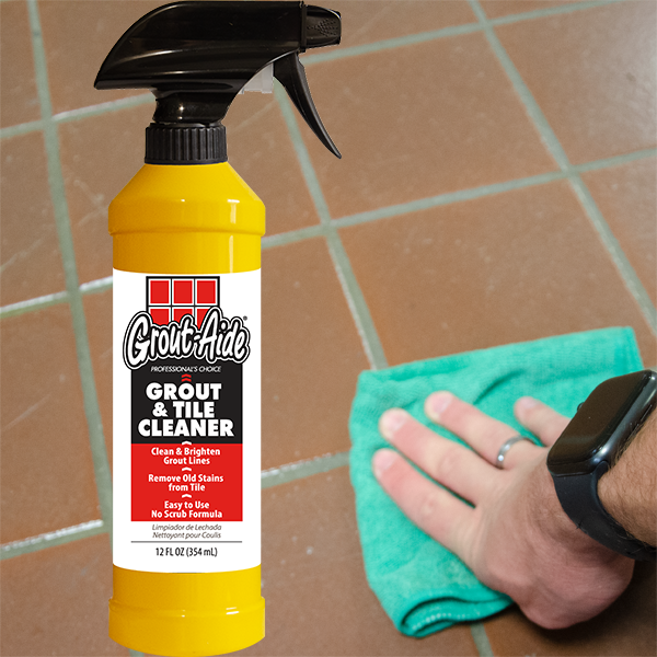 Scrub Tile and Grout  Deep Clean Grout Joints and Tile