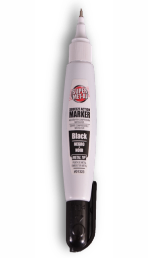 Squeeze Action Oil-Based Metal Tip Paint Markers (Open Marker)