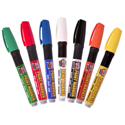 Pump Action Fiber Tip Oil-Based Paint Marker Color Variety