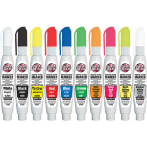 Squeeze Action Plastic NIb OIl-Based Paint Marker, All Colors
