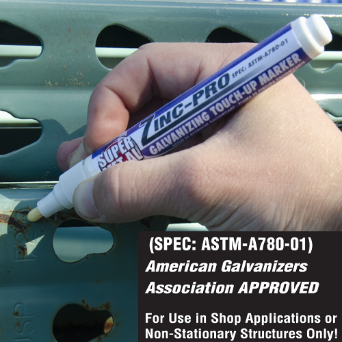 Zinc-Pro Galvanizing Touch-Up Marker Application